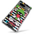 Looney Tunes Marvin the Martian Striped Patches Google Pixel 7a Clear Case